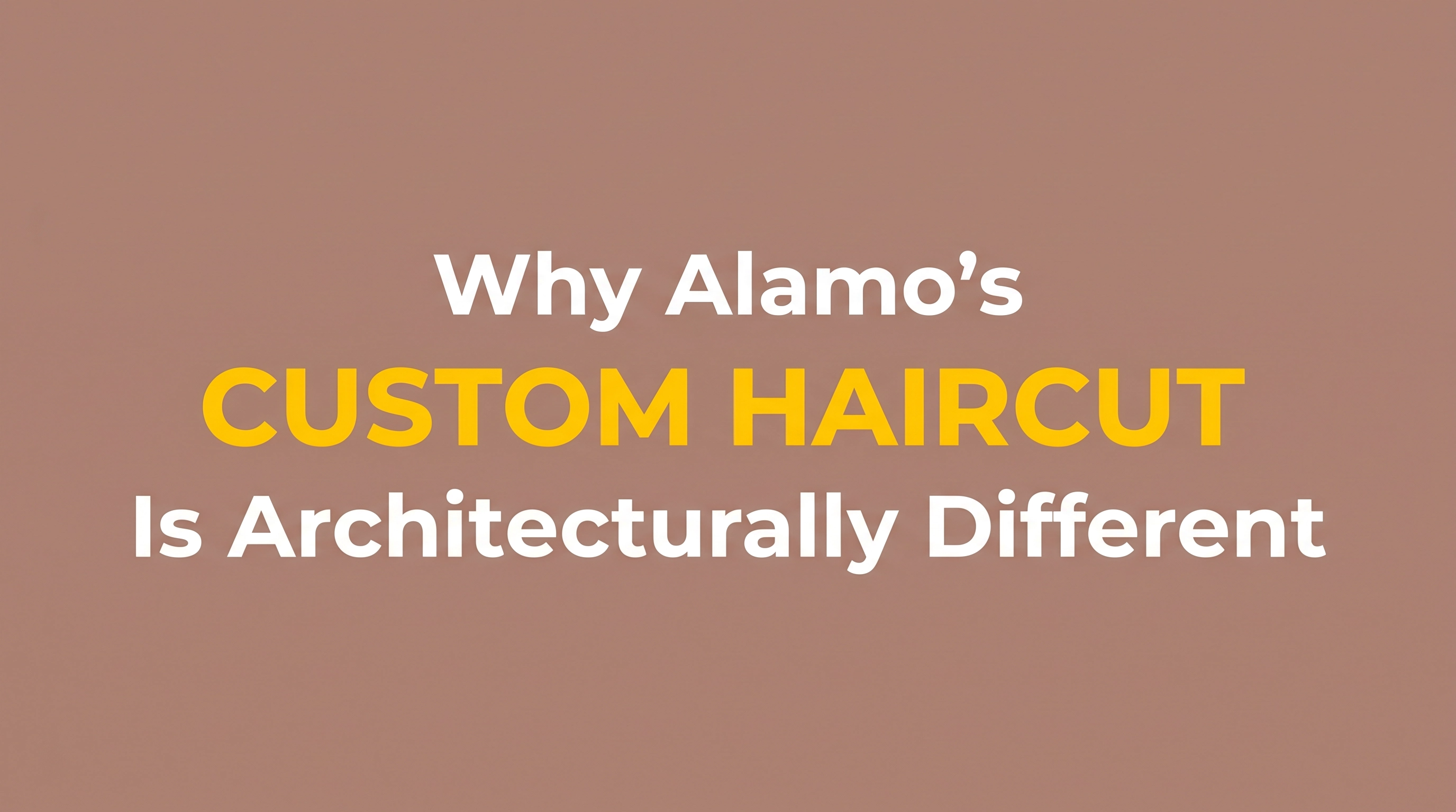 custom haircut tailored to you