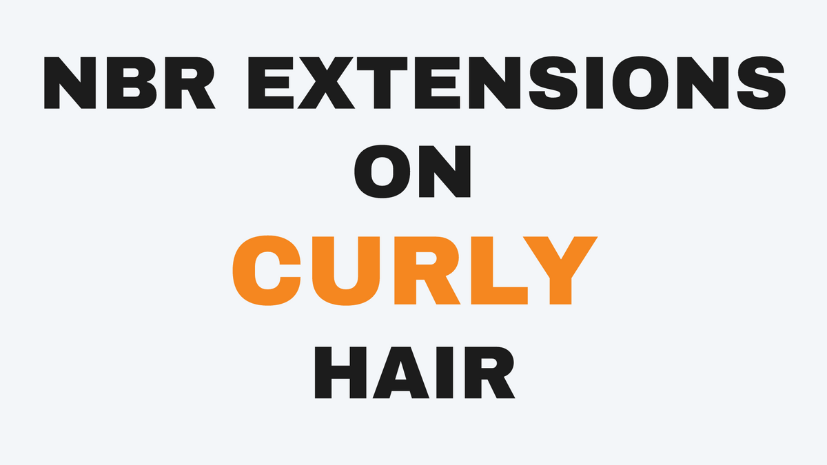 Natural beaded row extensions for curly hair at Kinsley + Mane Hair and Extension Lounge, Bend OR.