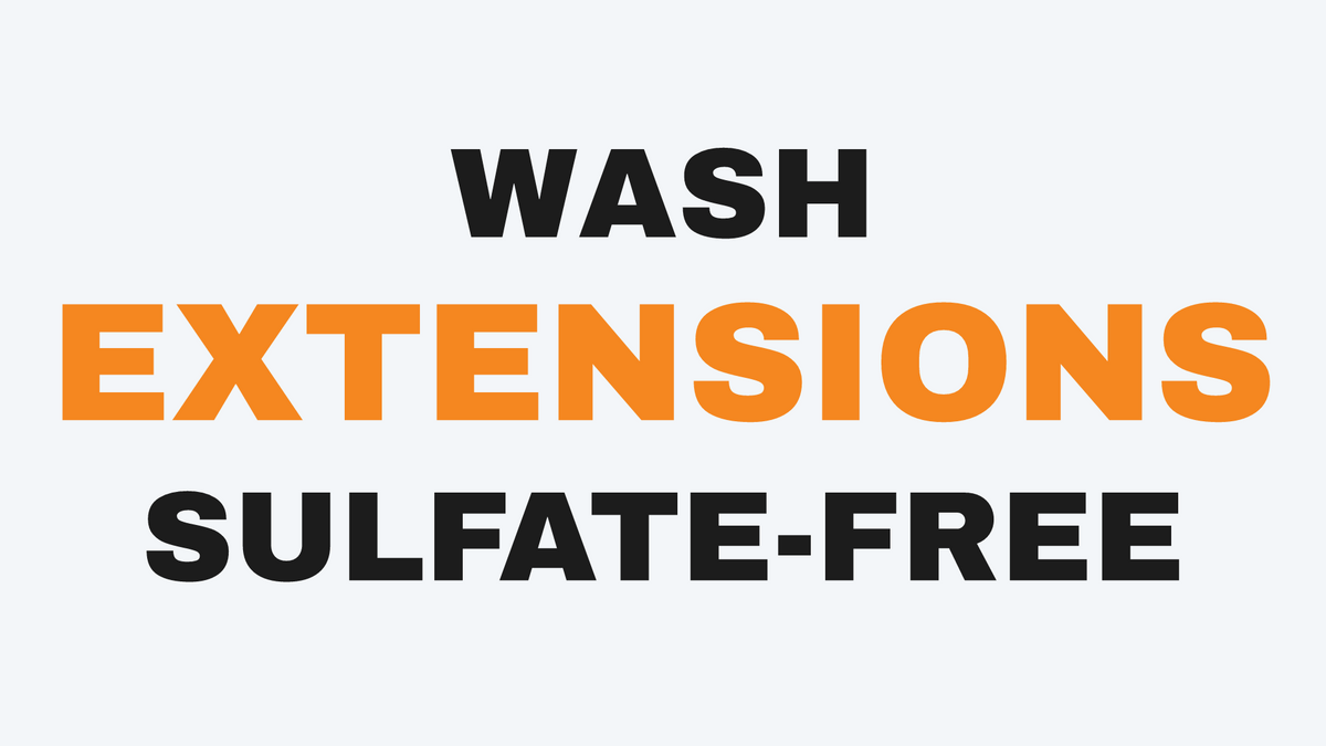 Hair extension shampoo guide at Kinsley + Mane Hair and Extension Lounge, Bend OR.