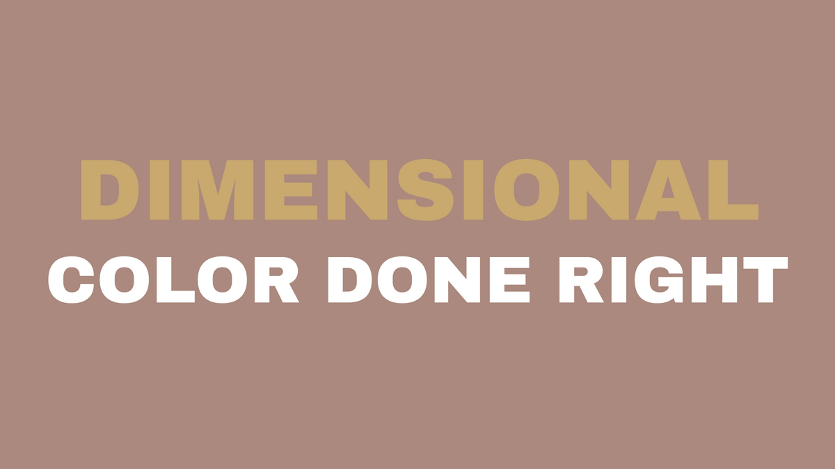 Dimensional hair color at Kinsley + Mane Hair and Extension Lounge, Alamo CA.