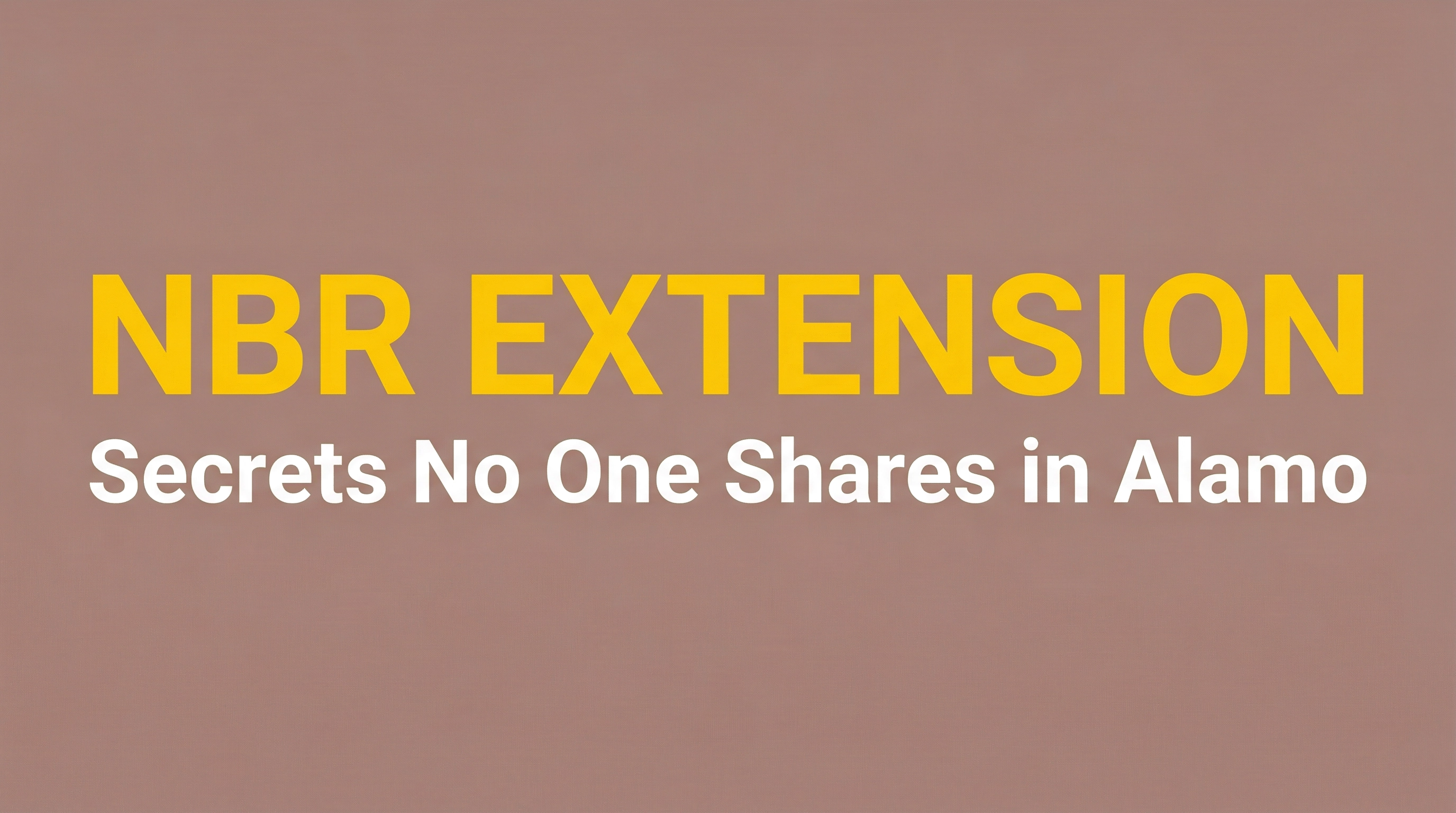 nbr extension daily care alamo ca