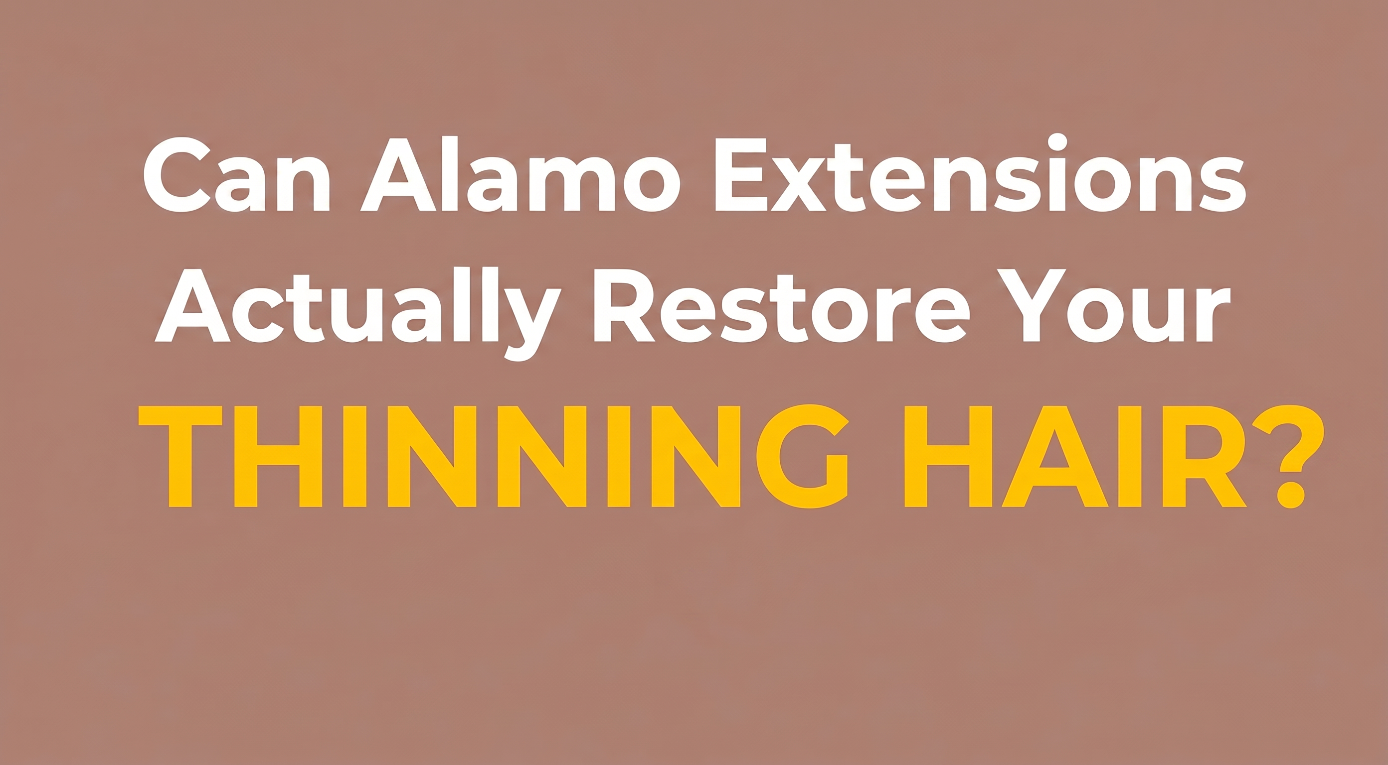 extensions for postpartum thinning hair