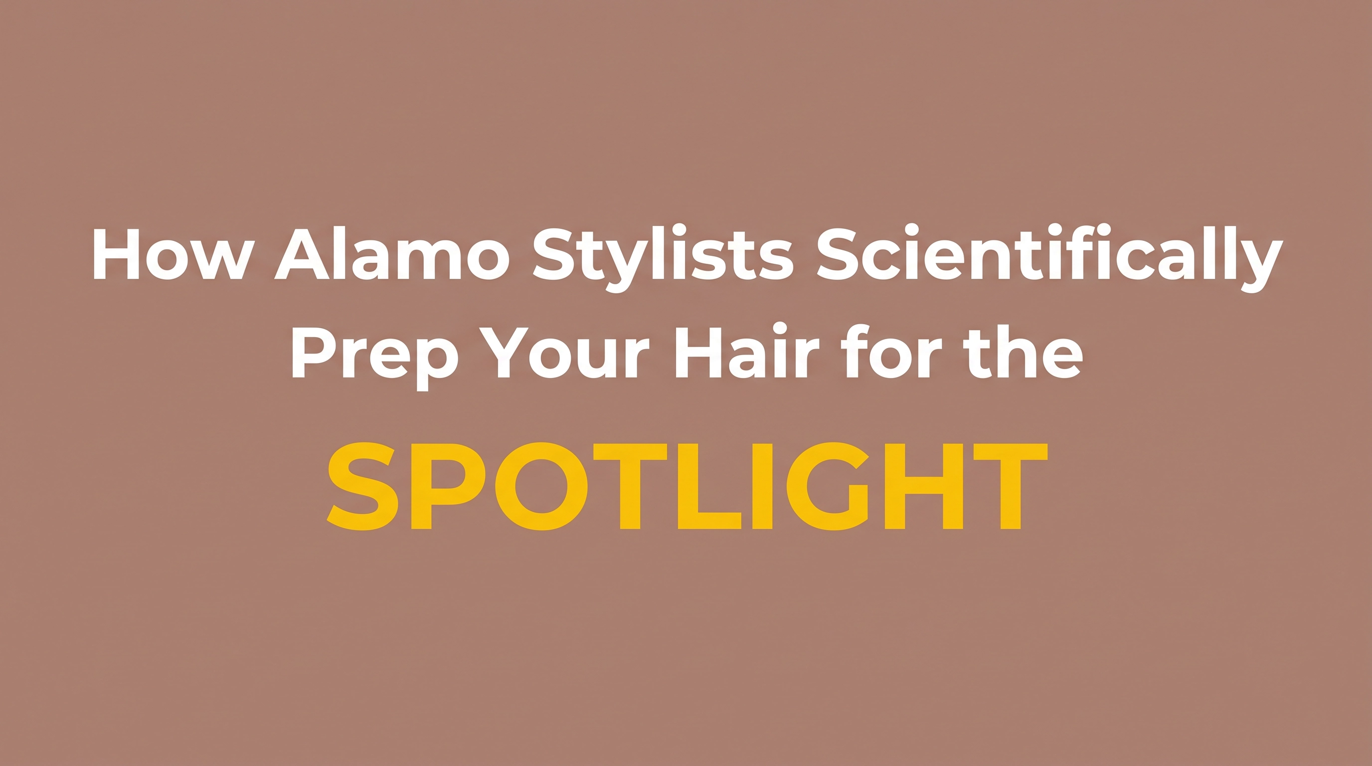 how to prep hair before an event