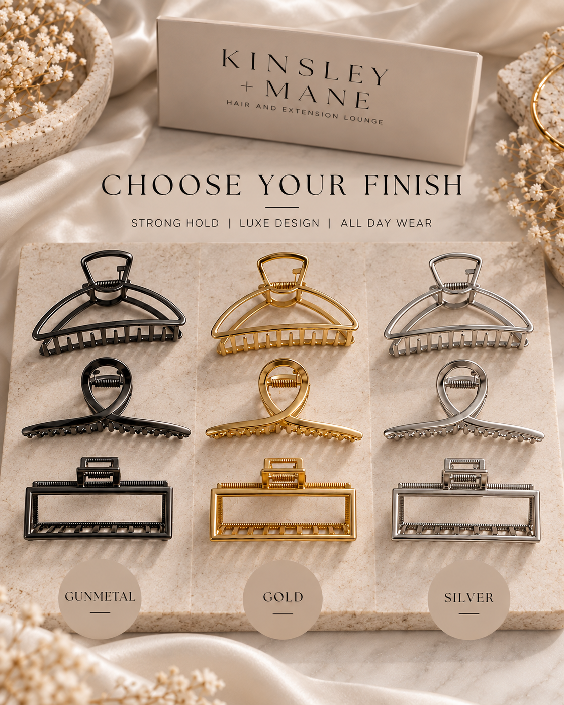 Metal Luxe Hair Clip