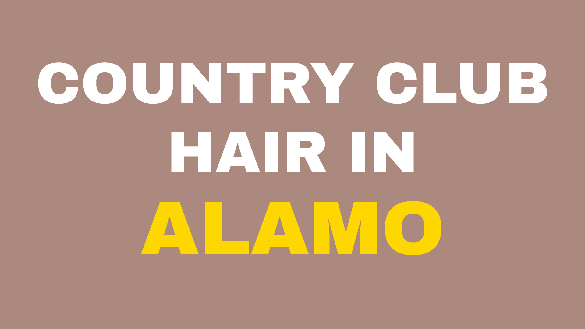 Country Club Hair in Alamo: Living in NBR Extensions Through Tennis and Pool Season