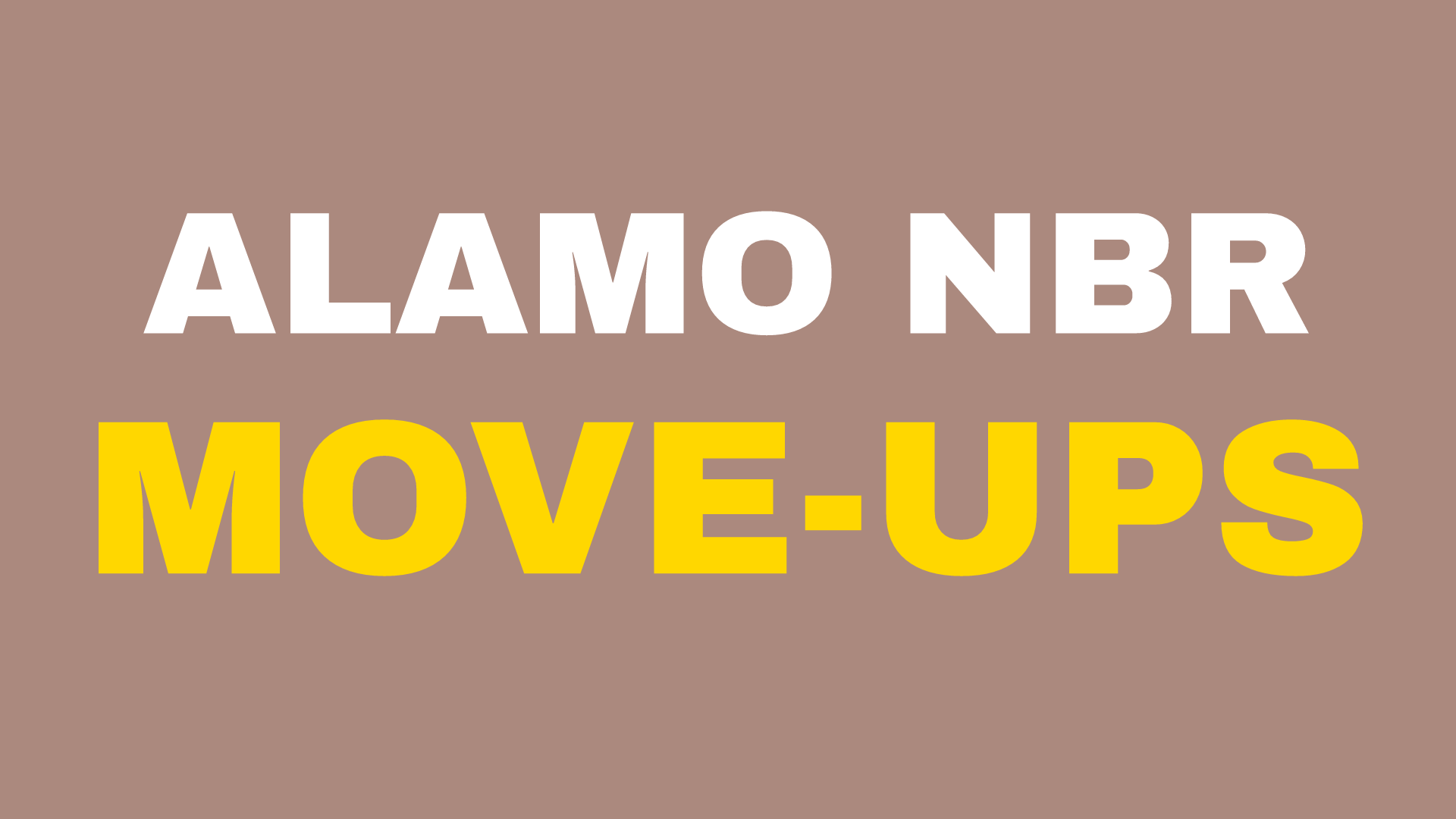 How Often Do You Really Need NBR Move-Ups in Alamo?