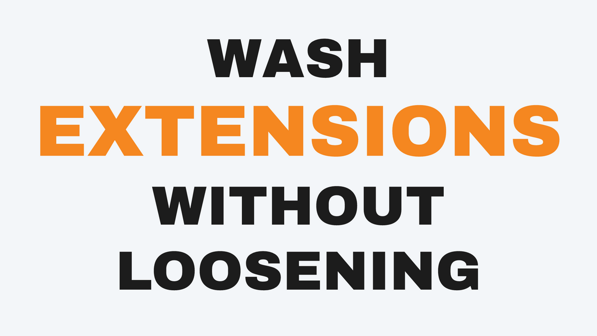 Hair extension washing tips at Kinsley + Mane Hair and Extension Lounge, Bend OR.