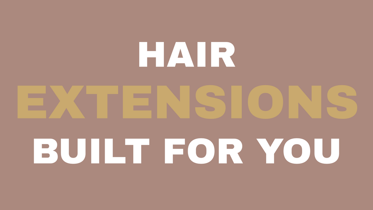 Hair extension selection guide at Kinsley + Mane Hair and Extension Lounge, Alamo CA.