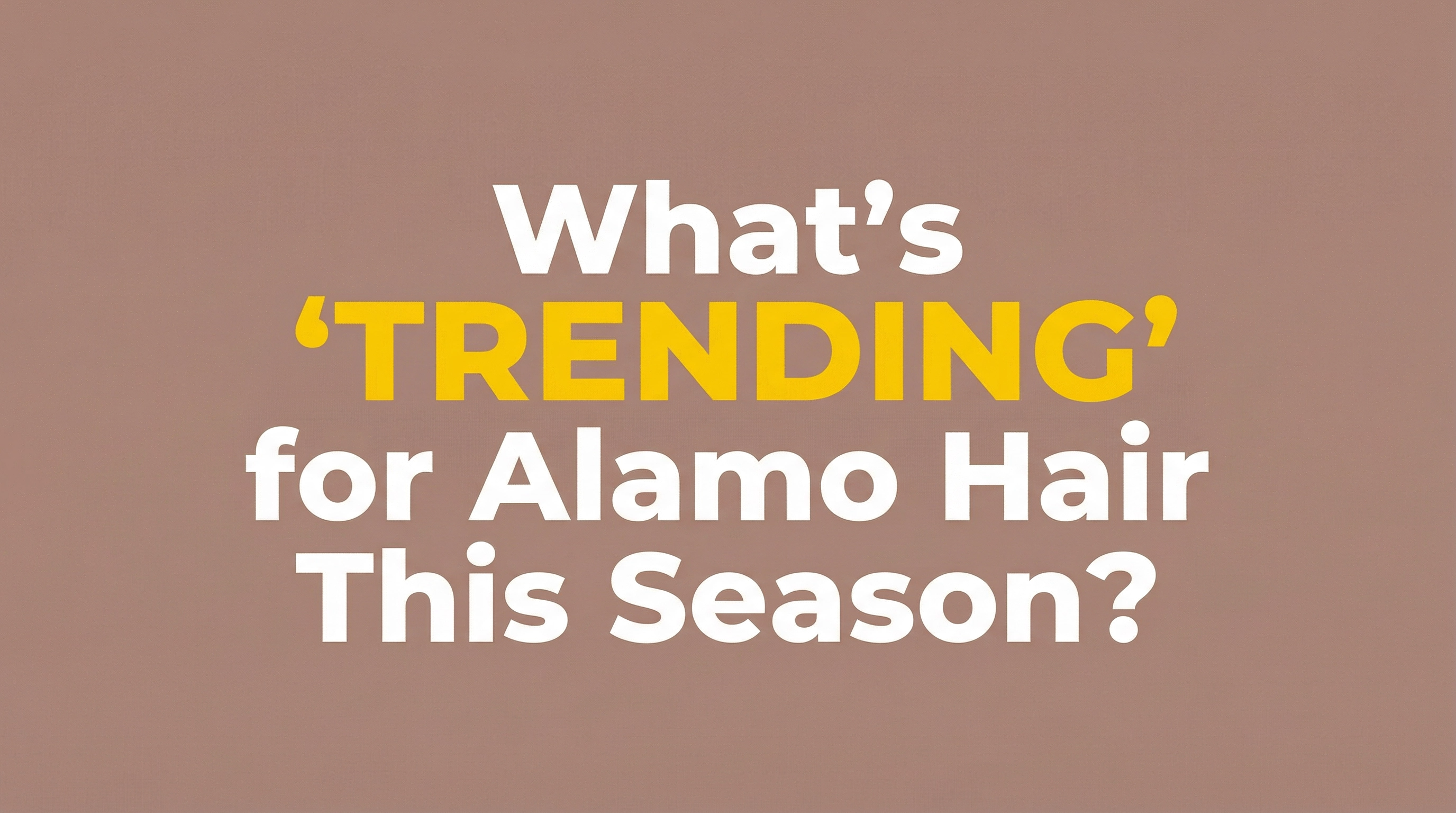seasonal hair trends and styles