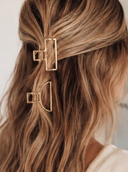 Mini Gold Metal Luxe Clip